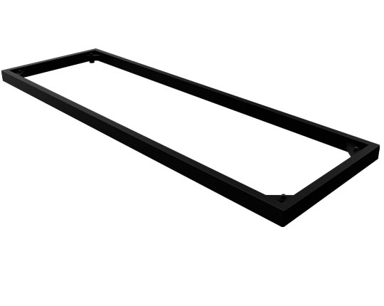 CHOICE-Kombischrank-Stahlsockel-schwarz-sockel-massiv-metall-40mm