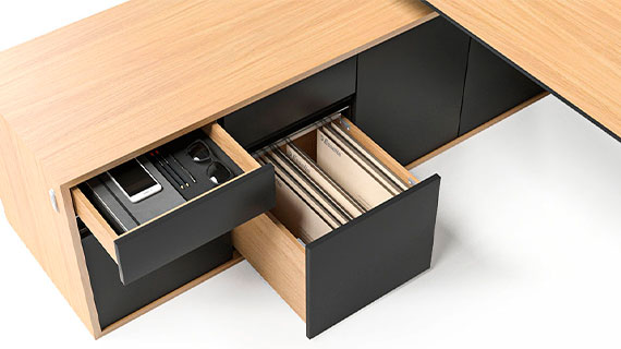 MOTION EXECUTIVE Schreibtisch Sideboard Schubladen