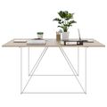 AIR DUO Desk del team | 1600 x 1600 mm, quercia ambra elettrificata - 3 Thumbnail Image