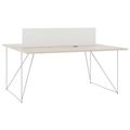 AIR DUO Team-Schreibtisch | 1600 x 1600 mm, elektrifiziert, Sandesche AIR DUO Team-Schreibtisch | 1600 x 1600 mm, elektrifiziert, Sandesche