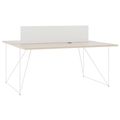 AIR DUO Desk del team | 1600 x 1600 mm, elettrificato, cenere di sabbia - 1 Thumbnail Image