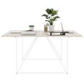 AIR DUO Desk del team | 1600 x 1600 mm, elettrificato, cenere di sabbia - 3 Thumbnail Image
