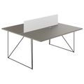 AIR DUO Desk del team | 1600 x 1600 mm, grigio cubanite elettrificato - 2 Thumbnail Image