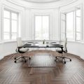AIR DUO Desk del team | 1600 x 1600 mm, elettrificato, nero - 12 Thumbnail Image