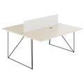 AIR DUO Desk del team | 1600 x 1600 mm, elettrificato, acero - 2 Thumbnail Image