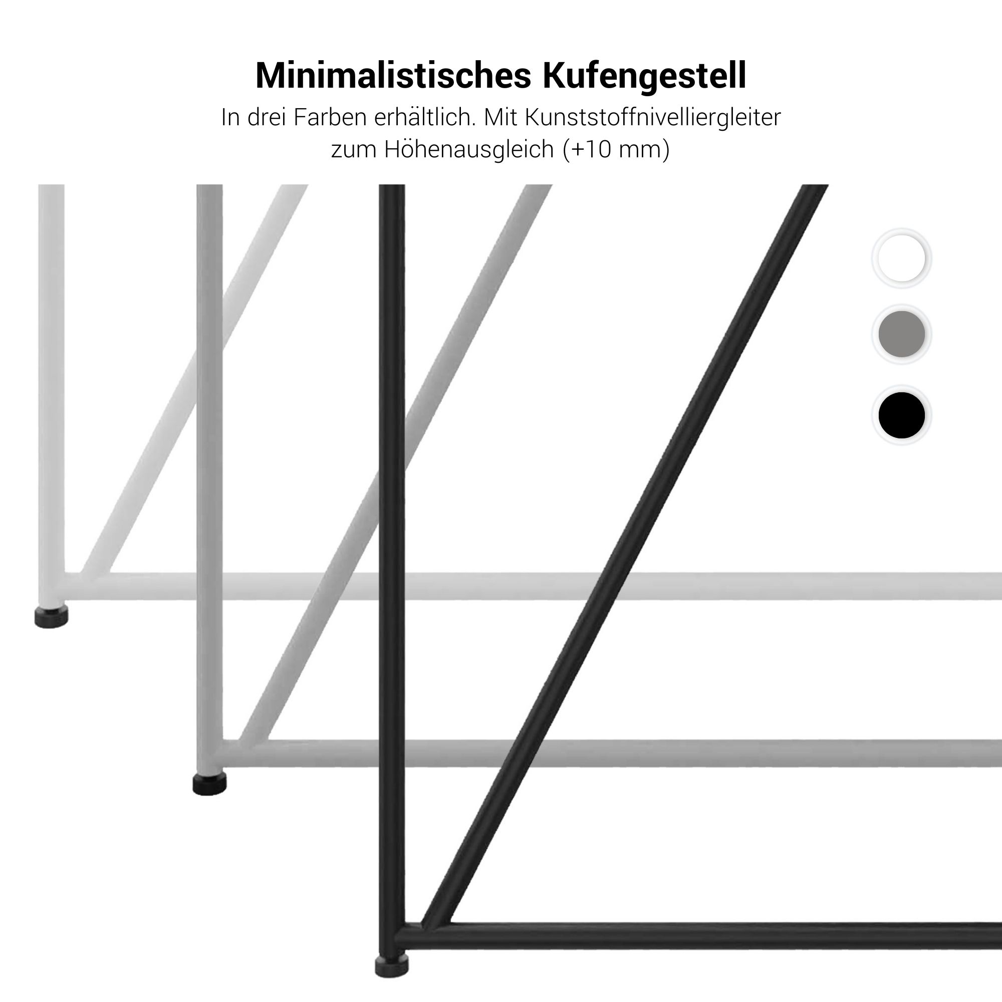 AIR DUO Team-Schreibtisch mit Sideboards | 1600 - 2000 x 3200 mm, elektrifiziert, Anthrazit - 13 Main Image