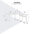 AIR DUO Team-Schreibtisch mit Sideboards | 1600 - 2000 x 3200 mm, elektrifiziert, Sandesche - 14 Thumbnail Image