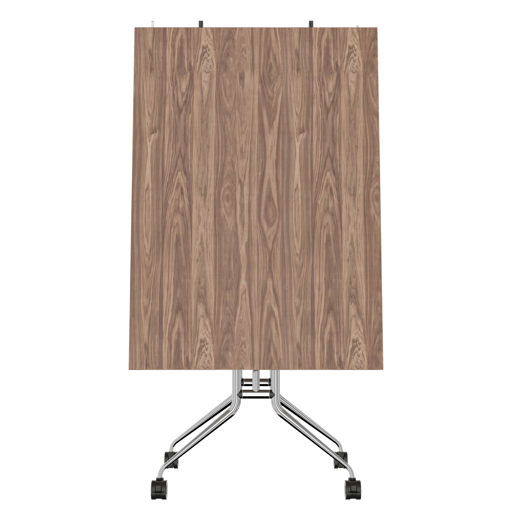 Mara Argo LIBRO Table pliante | 2400 - 2800 x 1000 mm (8 - 10 personnes), roulables, pliables, en noyer en placage en bois réel - 7 Main Image