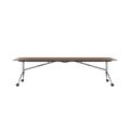 Mara Argo LIBRO Table pliante | 2400 - 2800 x 1000 mm (8 - 10 personnes), roulables, pliables, en noyer en placage en bois réel - 3 Thumbnail Image