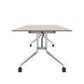 Mara Argo LIBRO Table pliante | 2400 - 2800 x 1000 mm (8 - 10 personnes), roulables, pliables, en noyer en placage en bois réel - 5 Thumbnail Image