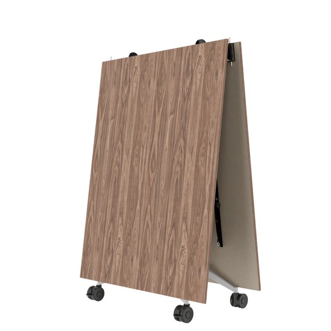 MARA - TIMMY LIBRO Konferenztisch | 3200 x 1200 mm (10 - 14 Personen), rollbar, faltbar, Echtholz-Furnier Nussbaum