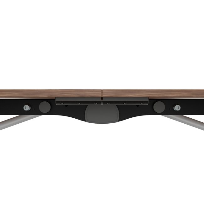 MARA - TIMMY LIBRO Konferenztisch | 3200 x 1200 mm (10 - 14 Personen), rollbar, faltbar, Echtholz-Furnier Nussbaum