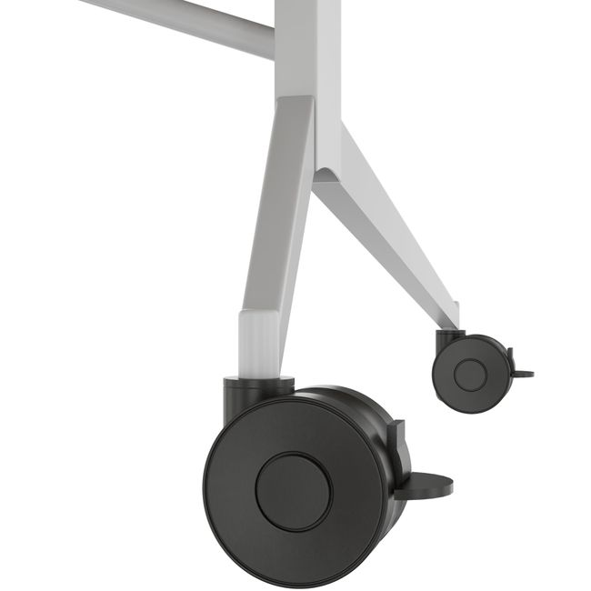 MARA - TIMMY LIBRO Konferenztisch | 3200 x 1200 mm (10 - 14 Personen), rollbar, faltbar, Echtholz-Furnier Nussbaum