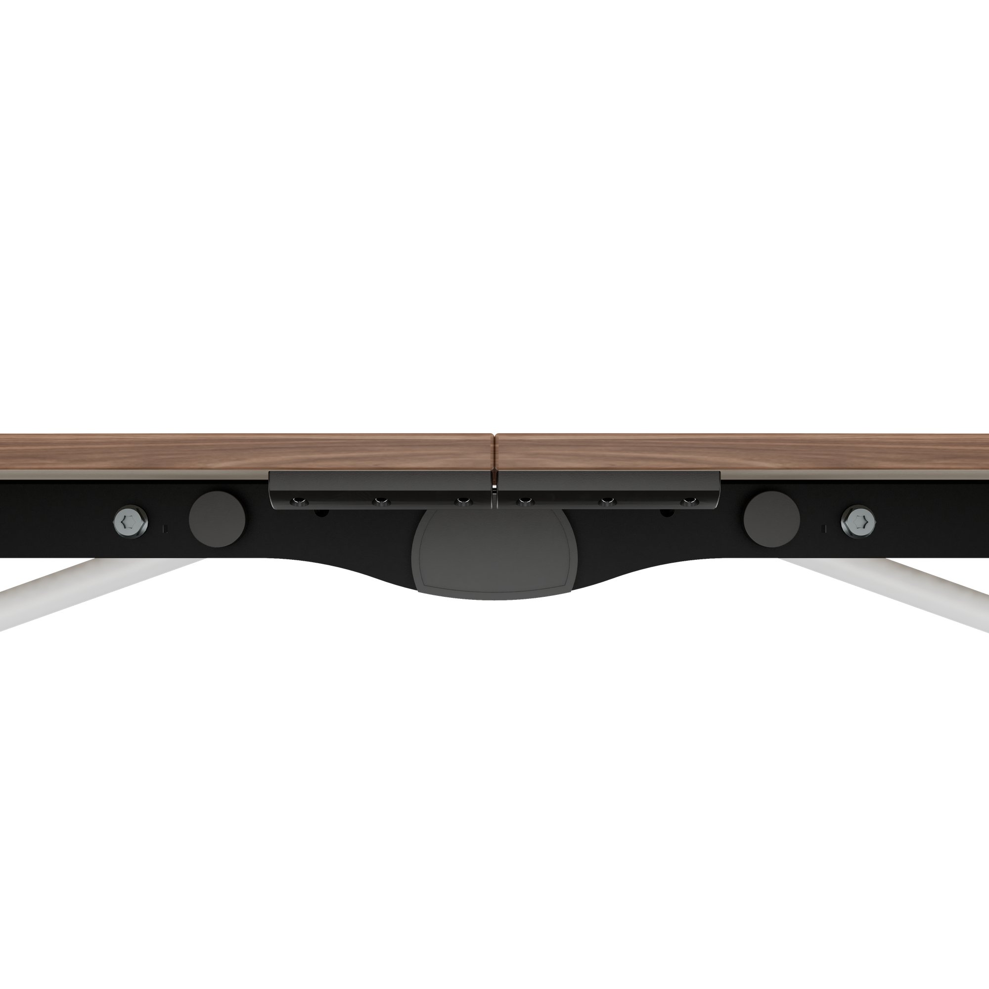 Mara TIMMY LIBRO Tableau de conférence | Forme de démarrage, 3200 x 1200 mm (10 - 14 personnes), roulable, pliable, en noyer en placage en bois réel - 11 Main Image