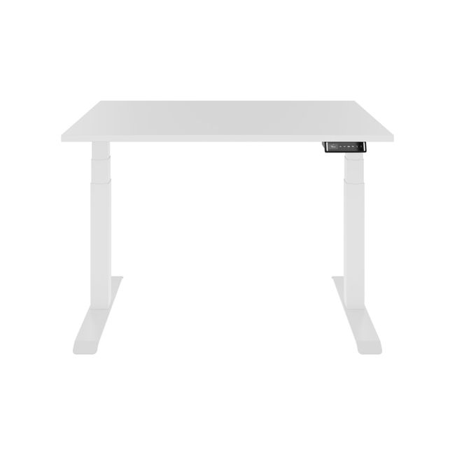TELDRA Pro, 2-motor desk | 1200 - 2000 mm, electrically height adjustable, white - 3 Main Image