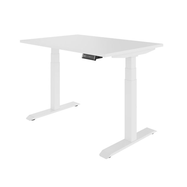TELDRA Pro, 2-motor desk | 1200 - 2000 mm, electrically height adjustable, white - 4 Main Image