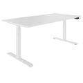 TELDRA Pro, 2-Motoren-Schreibtisch | 1200 - 2000 mm, elektrisch höhenverstellbar, Weiß