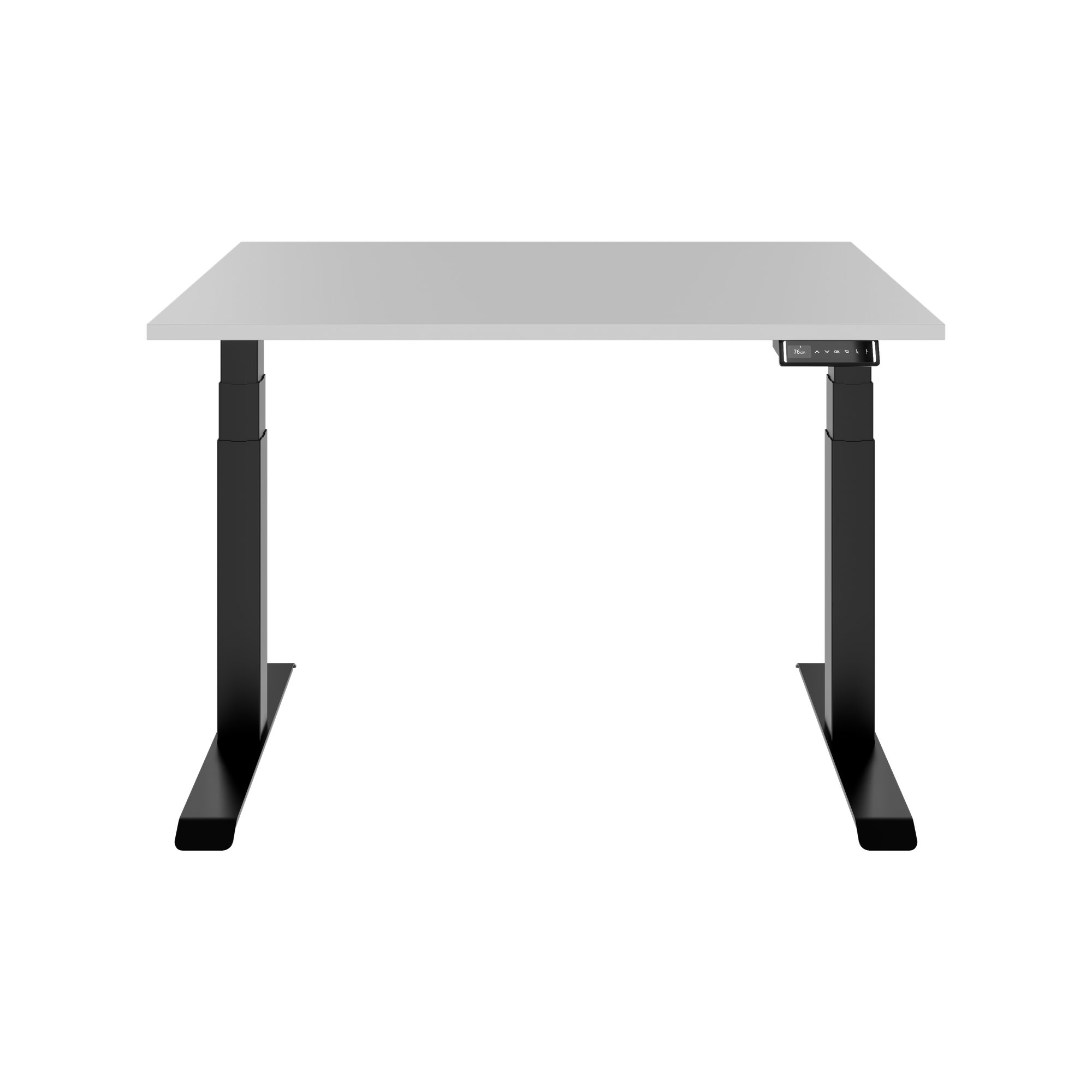 TELDRA Pro, Desk a 2 motori | 1200 - 1800 mm, regolabile in altezza elettricamente, grigio perla - 3 Main Image