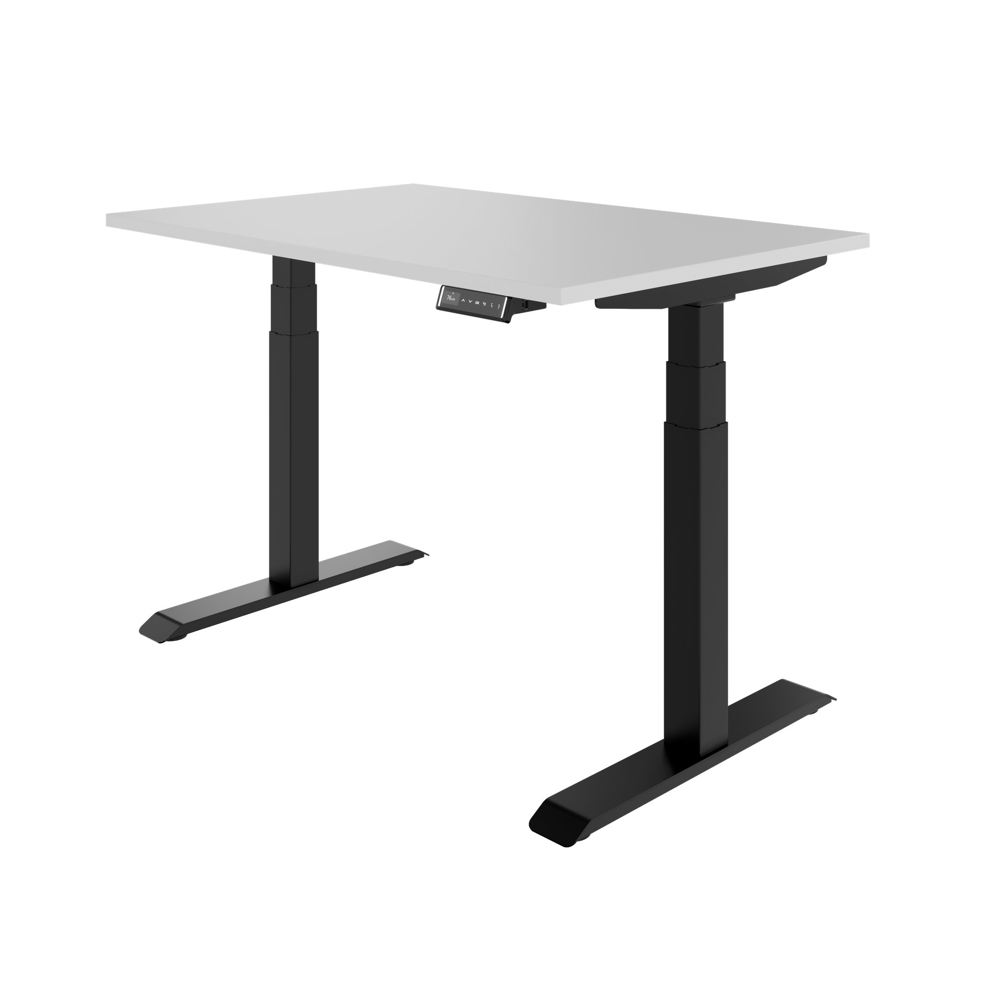 TELDRA Pro, Desk a 2 motori | 1200 - 1800 mm, regolabile in altezza elettricamente, grigio perla - 4 Main Image