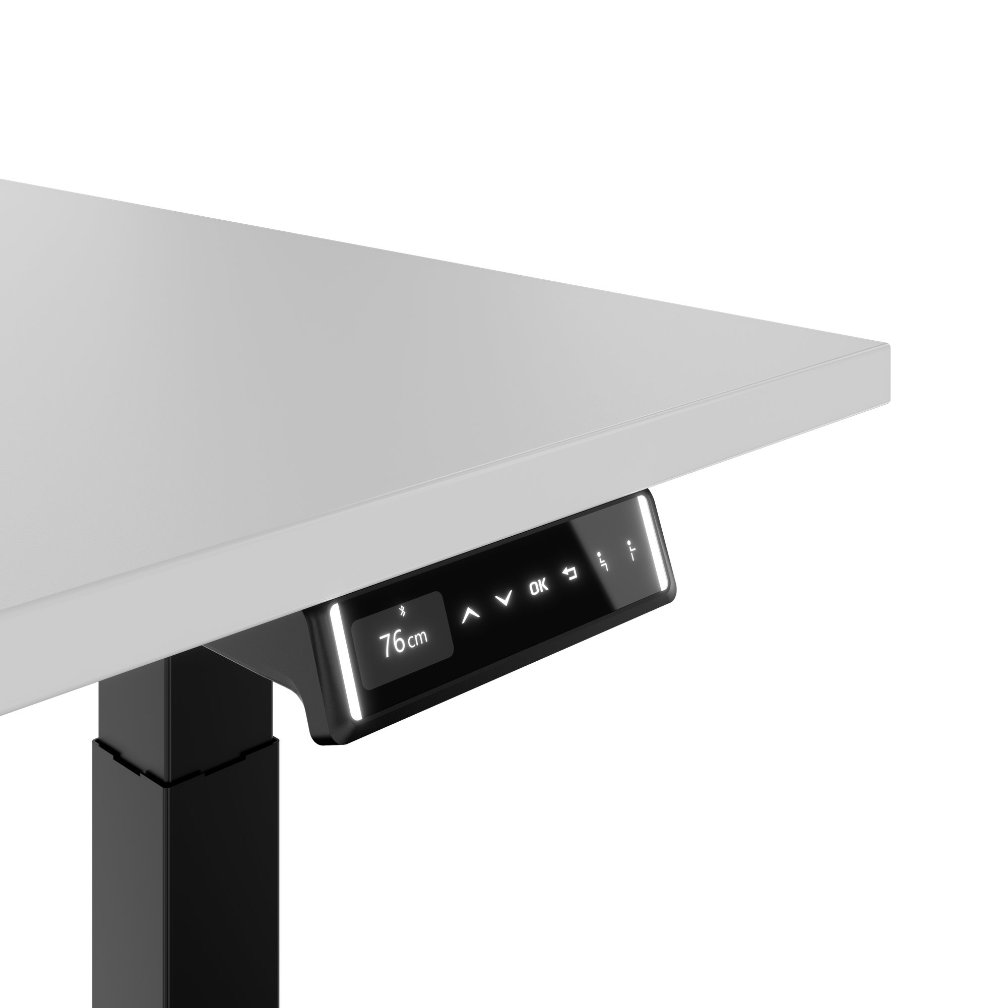 TELDRA Pro, Desk a 2 motori | 1200 - 1800 mm, regolabile in altezza elettricamente, grigio perla - 5 Main Image