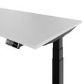 TELDRA Pro, Desk a 2 motori | 1200 - 1800 mm, regolabile in altezza elettricamente, grigio perla - 6 Thumbnail Image