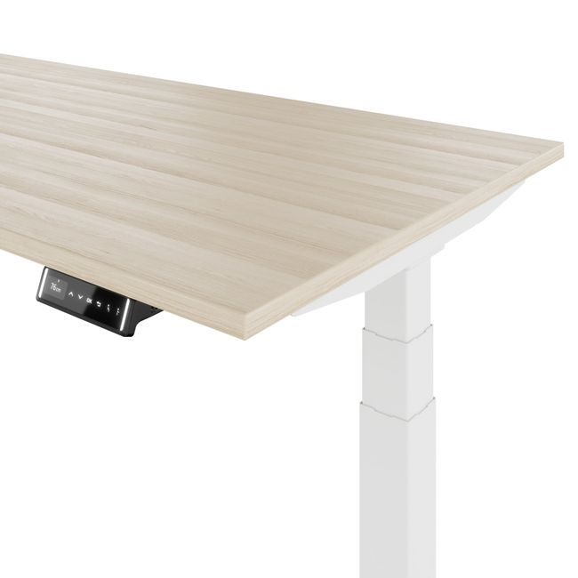 TELDRA Pro, bureau à 2 moteurs | 1600 - 1800 mm, réglable électriquement en hauteur, chêne sablé  - 6 Main Image