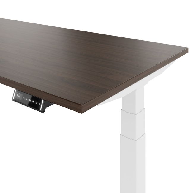 TELDRA Pro, 2-motor desk | 1600 - 1800 mm, electrically height-adjustable, walnut  - 6 Main Image