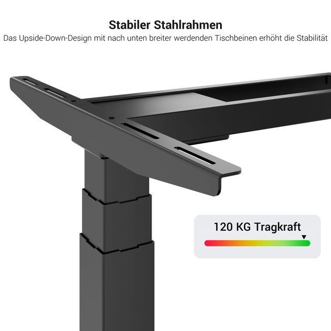 TELDRA Pro, 2-motor desk | 1600 - 1800 mm, electrically height-adjustable, walnut  - 11 Main Image