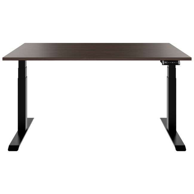 TELDRA Pro, 2-motor desk | 1600 - 1800 mm, electrically height-adjustable, walnut  - 7 Main Image