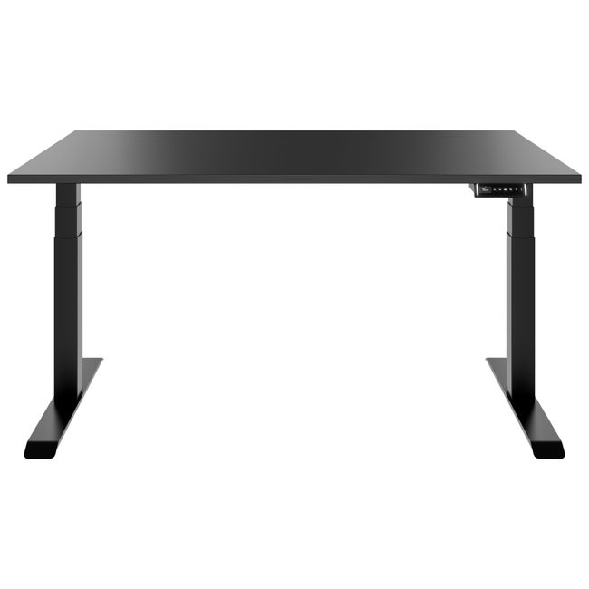 TELDRA Pro, 2-Motoren-Schreibtisch | 1600 - 1800 mm, elektrisch höhenverstellbar, Anthrazit