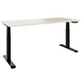 TELDRA Pro, 2-Motoren-Schreibtisch | 1600 - 1800 mm, elektrisch höhenverstellbar, Ahorn