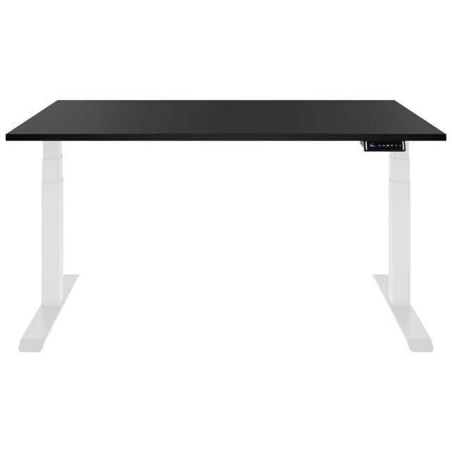 TELDRA Pro, Desk a 2 motori | 1600 - 2000 mm, regolabile altezza elettricamente, carbone Linoleum - 3 Main Image