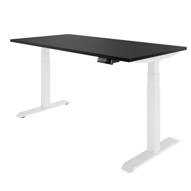 TELDRA Pro, Desk a 2 motori | 1600 - 2000 mm, regolabile altezza elettricamente, carbone Linoleum - 4 Main Image