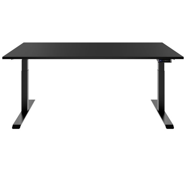 TELDRA Pro, 2-Motoren-Schreibtisch | 1600 - 2000 mm, elektrisch höhenverstellbar, Linoleum Charcoal