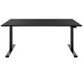 TELDRA Pro, 2-Motoren-Schreibtisch | 1600 - 2000 mm, elektrisch höhenverstellbar, Linoleum Charcoal