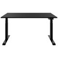 TELDRA Pro, 2-Motoren-Schreibtisch | 1600 - 2000 mm, elektrisch höhenverstellbar, Linoleum Charcoal - 3 Thumbnail Image