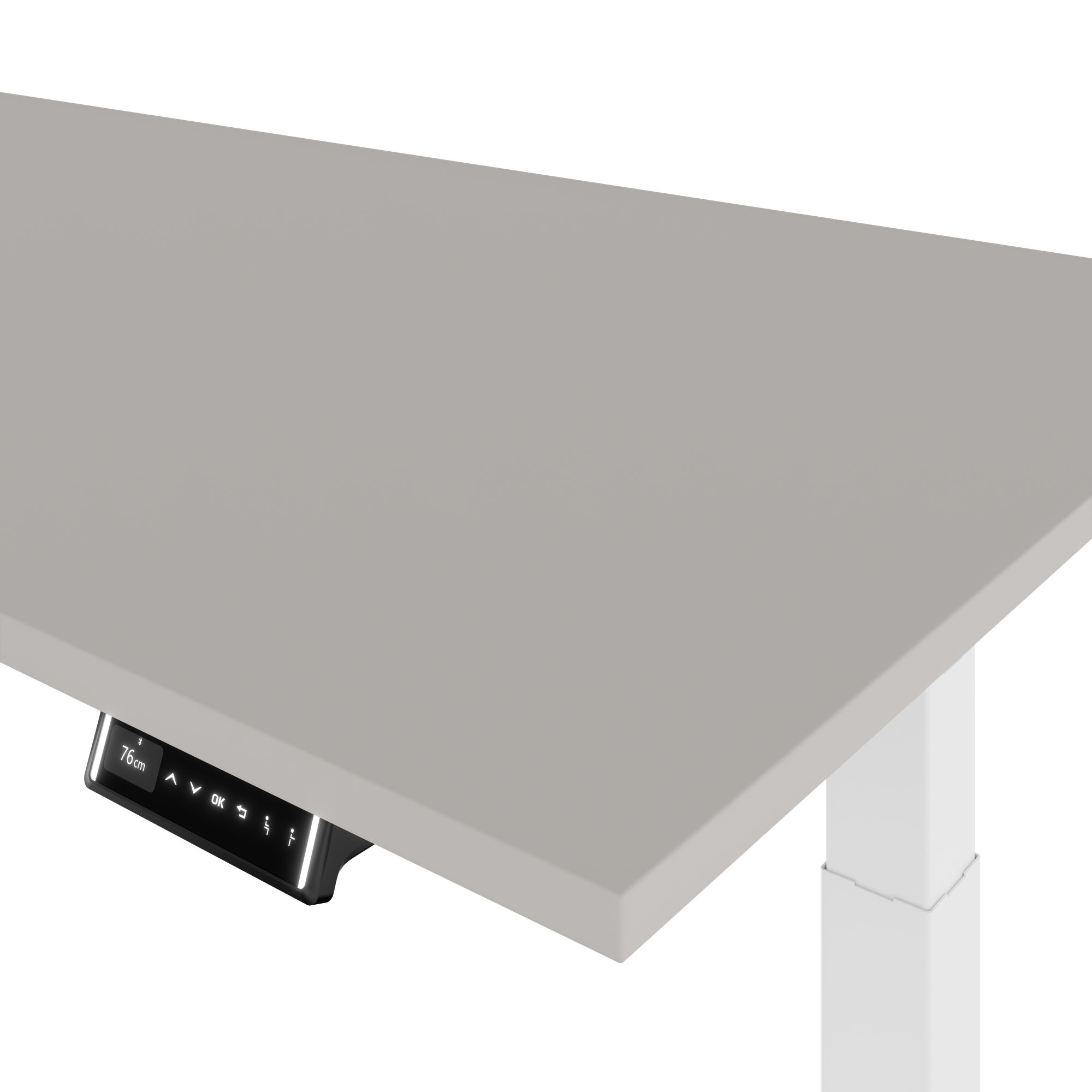 TELDRA Pro, Desk a 2 motori | 1600 - 2000 mm, regolabile altezza elettricamente, pioble linoleum - 7 Main Image