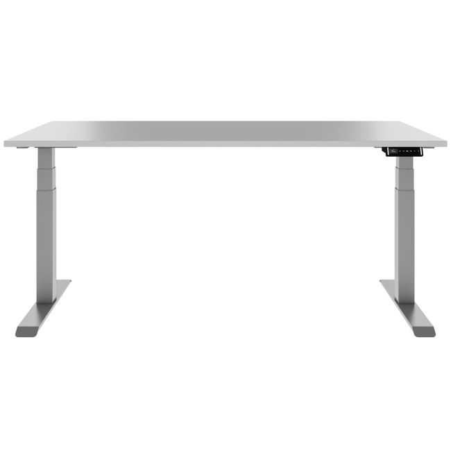 TELDRA Pro, 2-Motoren-Schreibtisch | 1800 - 2000 mm, elektrisch höhenverstellbar, Linoleum Pebble