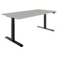 TELDRA Pro, 2-Motoren-Schreibtisch | 1600 - 2000 mm, elektrisch höhenverstellbar, Linoleum Pebble TELDRA Pro, 2-Motoren-Schreibtisch | 1600 - 2000 mm, elektrisch höhenverstellbar, Linoleum Pebble