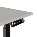 TELDRA Pro, Bureau à 2 moteurs | 1600 - 2000 mm, réglable à hauteur électrique, cailloun linoléum - 6 Thumbnail Image