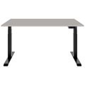 TELDRA Pro, Bureau à 2 moteurs | 1600 - 2000 mm, réglable à hauteur électrique, cailloun linoléum - 4 Thumbnail Image