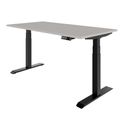 TELDRA Pro, Bureau à 2 moteurs | 1600 - 2000 mm, réglable à hauteur électrique, cailloun linoléum - 5 Thumbnail Image