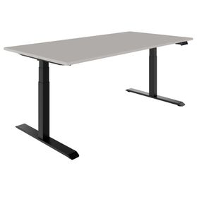 TELDRA Pro, 2-Motoren-Schreibtisch | 1600 - 2000 mm, elektrisch höhenverstellbar, Linoleum Pebble