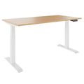 TELDRA Pro, Desk a 2 motori | 1600 - 2000 mm, regolabile in altezza elettricamente, vera quercia in legno in legno - 1 Thumbnail Image