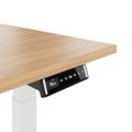 TELDRA Pro, Desk a 2 motori | 1600 - 2000 mm, regolabile in altezza elettricamente, vera quercia in legno in legno - 5 Thumbnail Image