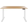 TELDRA Pro, Desk a 2 motori | 1600 - 2000 mm, regolabile in altezza elettricamente, vera quercia in legno in legno - 3 Thumbnail Image