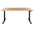 TELDRA Pro, 2-Motoren-Schreibtisch | 1600 - 2000 mm, elektrisch höhenverstellbar, Echtholz-Furnier Eiche TELDRA Pro, 2-Motoren-Schreibtisch | 1600 - 2000 mm, elektrisch höhenverstellbar, Echtholz-Furnier Eiche