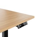 TELDRA Pro, 2-Motoren-Schreibtisch | 1600 - 2000 mm, elektrisch höhenverstellbar, Echtholz-Furnier Eiche TELDRA Pro, 2-Motoren-Schreibtisch | 1600 - 2000 mm, elektrisch höhenverstellbar, Echtholz-Furnier Eiche