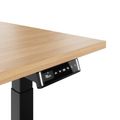 TELDRA Pro, Desk a 2 motori | 1600 - 2000 mm, regolabile in altezza elettricamente, vera quercia in legno in legno - 5 Thumbnail Image