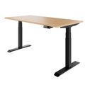 TELDRA Pro, Desk a 2 motori | 1600 - 2000 mm, regolabile in altezza elettricamente, vera quercia in legno in legno - 4 Thumbnail Image